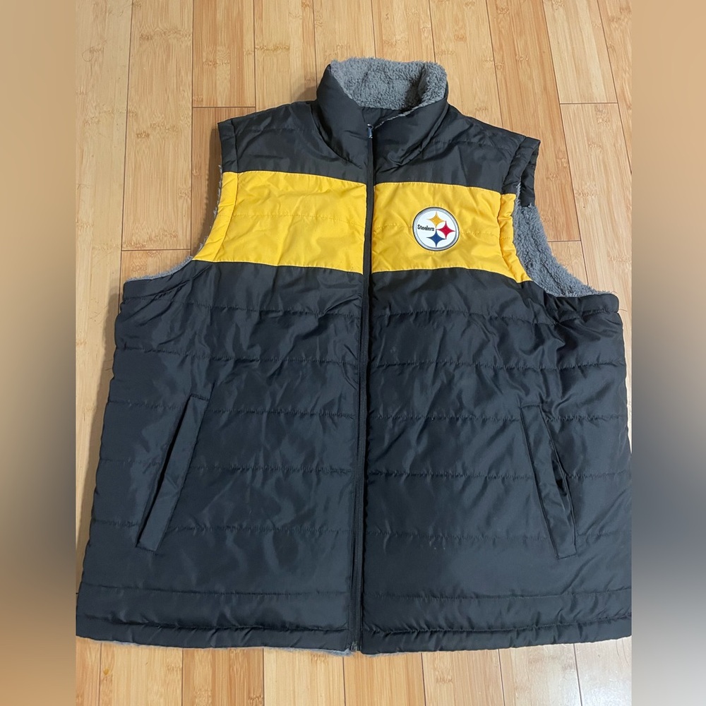 Steelers reversible vest